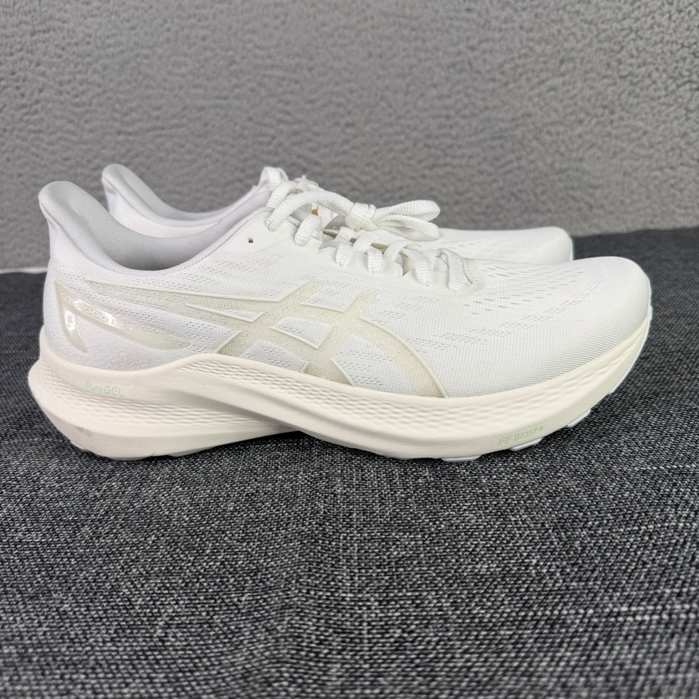 ASICS GT-2000 12 Women Size 11 White Cream Running Shoes 1012B506 NWT - Picture 2 of 11